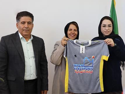 نیان الکترونیک در کنار آینده ‌سازان هندبال بانوان خراسان رضوی